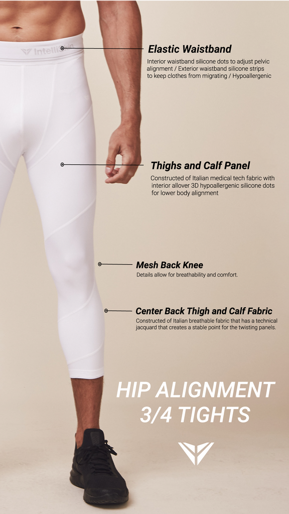 Men's Hip Alignment 3/4 Leggings